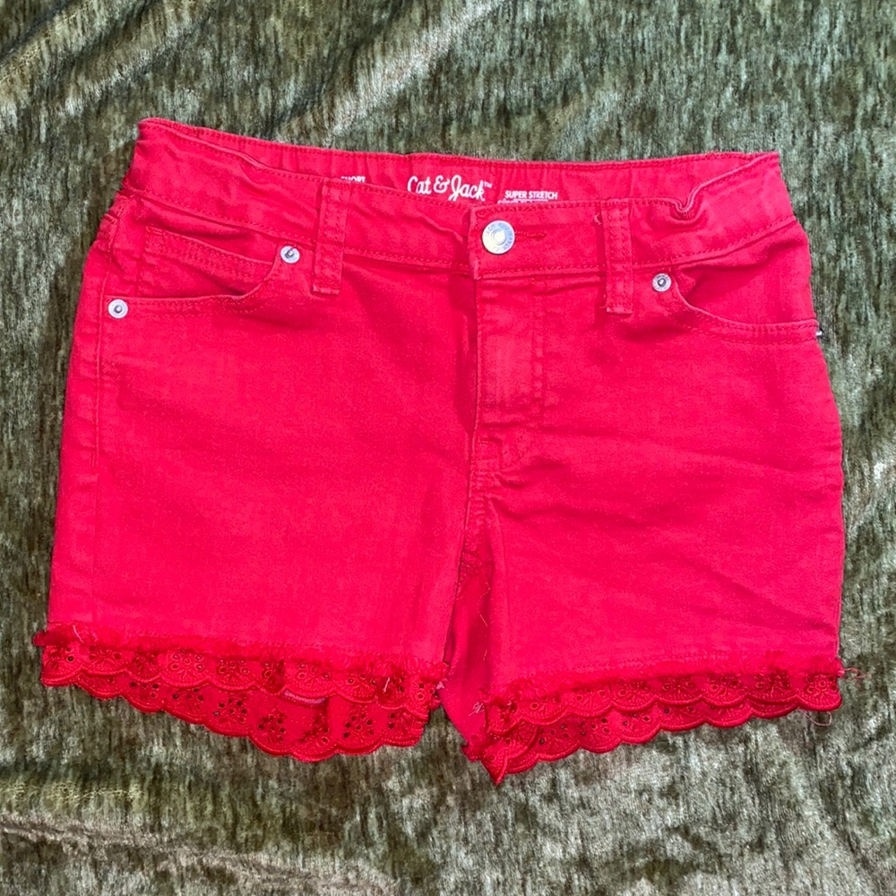 Red shorts size 10/12